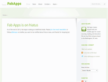 Tablet Screenshot of fabapps.com