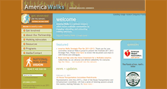 Desktop Screenshot of americawalks.fabapps.com